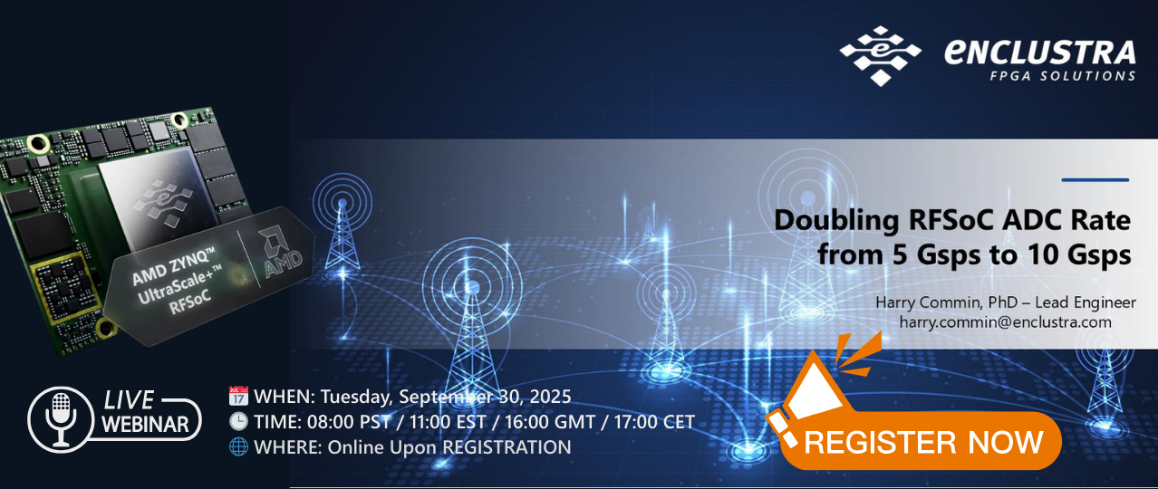 Doubling RFSoC ADC Rate from 5 Gsps to 10 Gsps