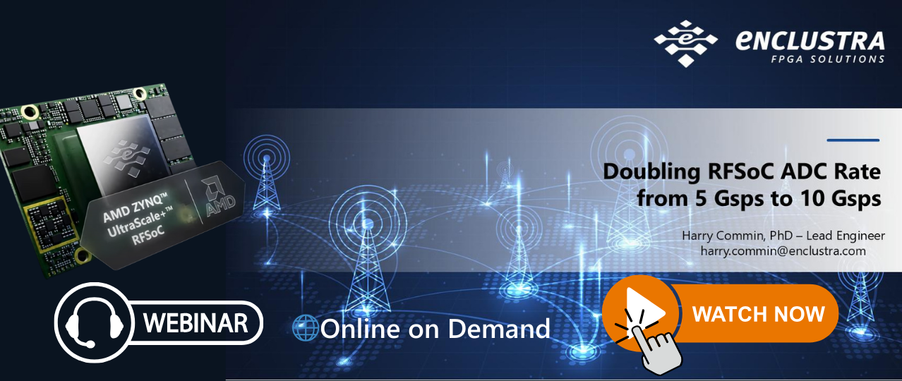 Doubling RFSoC ADC Rate from 5 Gsps to 10 Gsps